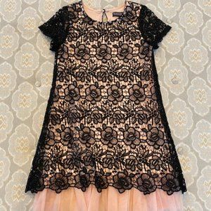 Black Modern Lace Dress